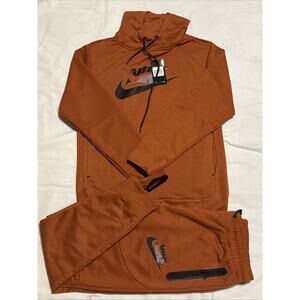 Nike Sweatsuits Unisex Large-Burnt Orange